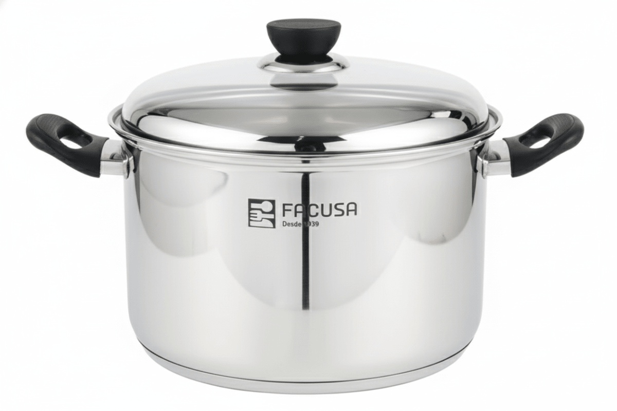 OLLA DE ACERO inoxidable tapa ACERO - tapa VIDRIO2