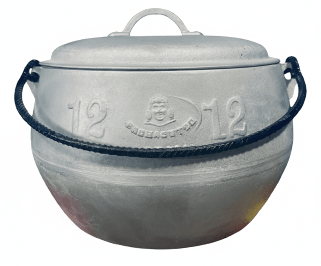 OLLA DE ALUMINIO FUNDIDO CON GANCHO #12 ESPECIAL – PACHACÚTEC1