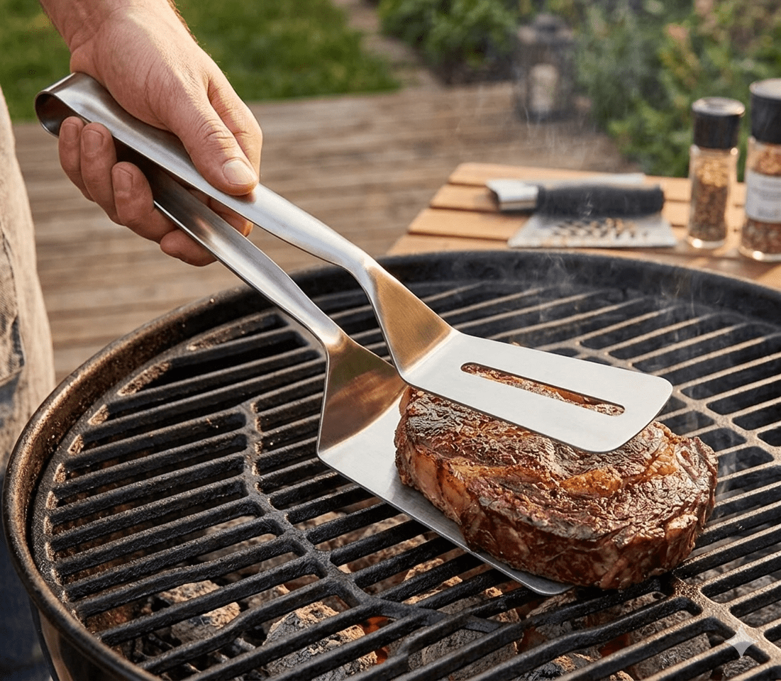 PINZA Acero Para CARNE 26.5*7 Cm2