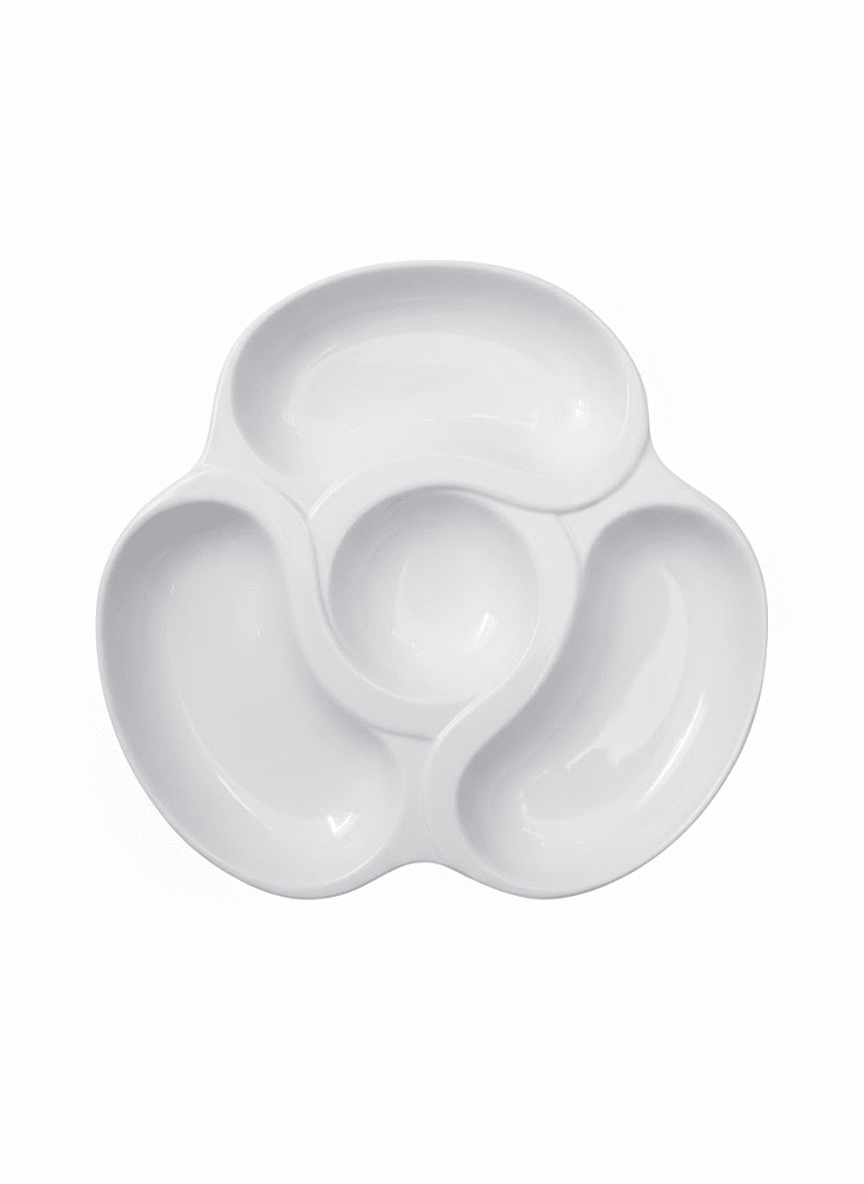 PLATO De LOZA Uniforme Para PIQUEO  -  ICHIMAT1