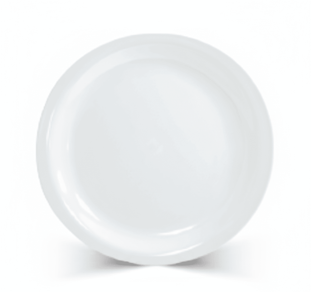 PLATO Plastico Blanco TENDIDO MACISSA # 75 - MELAFORM PT075U1