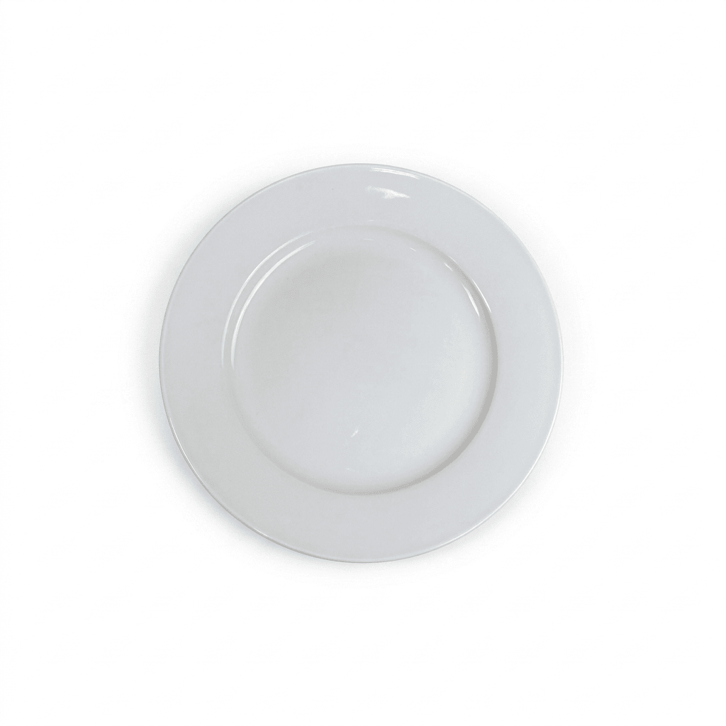 Plato Tendido 6.5 Blanco Hotelero1