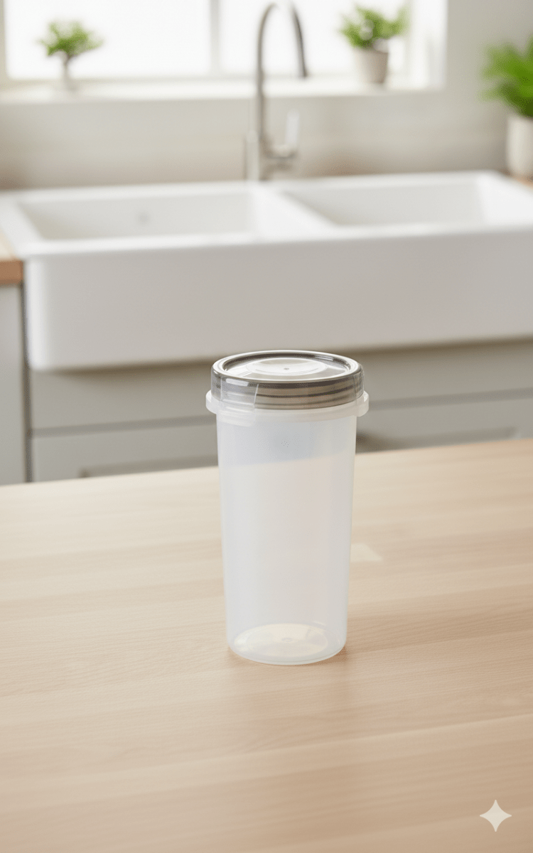 TAPER Plastico REDONDO Con Tapa Rosca  - M&R1