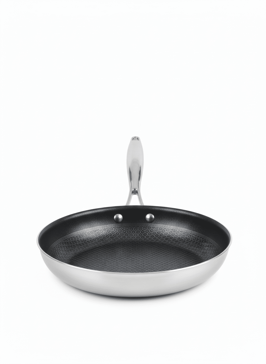SARTEN Acero Inox TITAN Con Antiadherente # 24 - RECORD1
