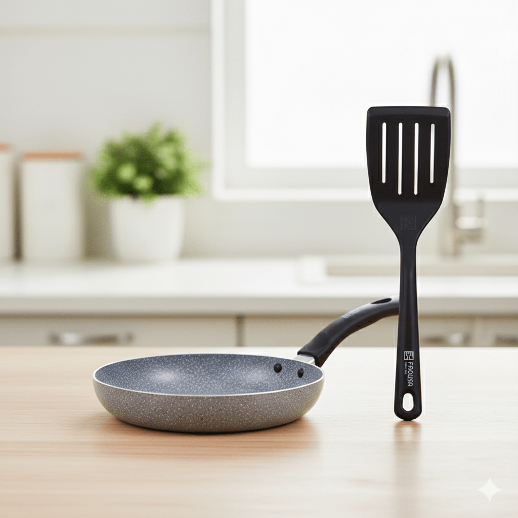 SARTEN ARGENTUM  + ESPATULA NYLON - FACUSA1