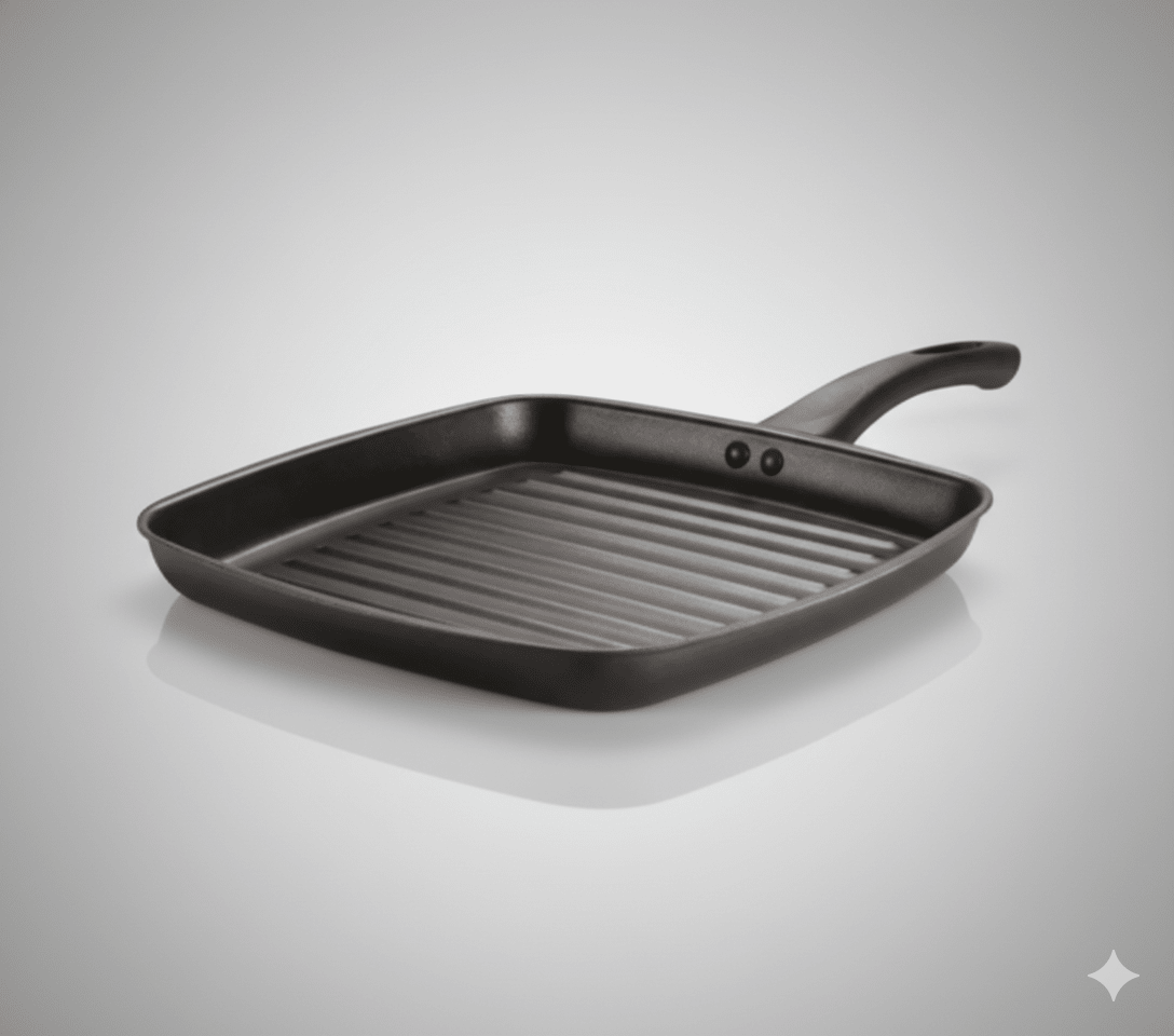 SARTEN GRILL ASADOR Antiadherente # 28 De 2mm - RECORD1