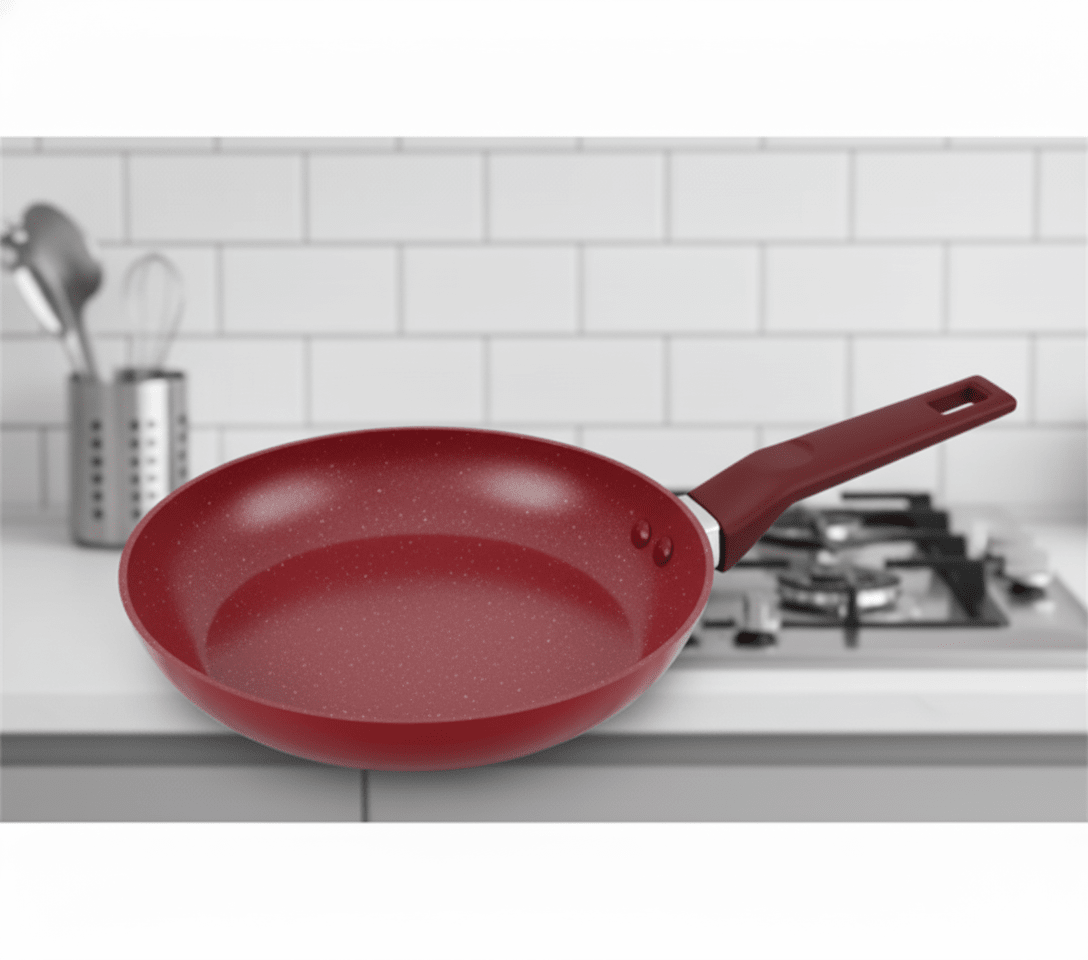 SARTEN Induccion STONELINE Rojo-Marmol # 20 - RECORD1