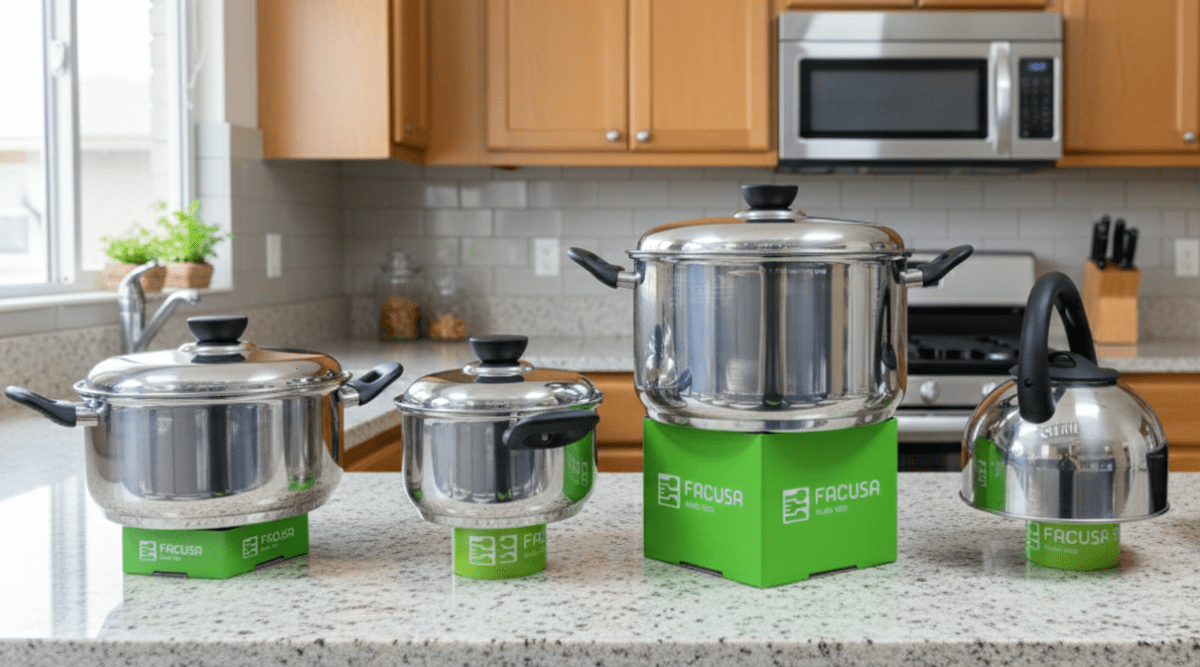 SET De OLLAS inox. Con Tapa Acero Con TETERA2