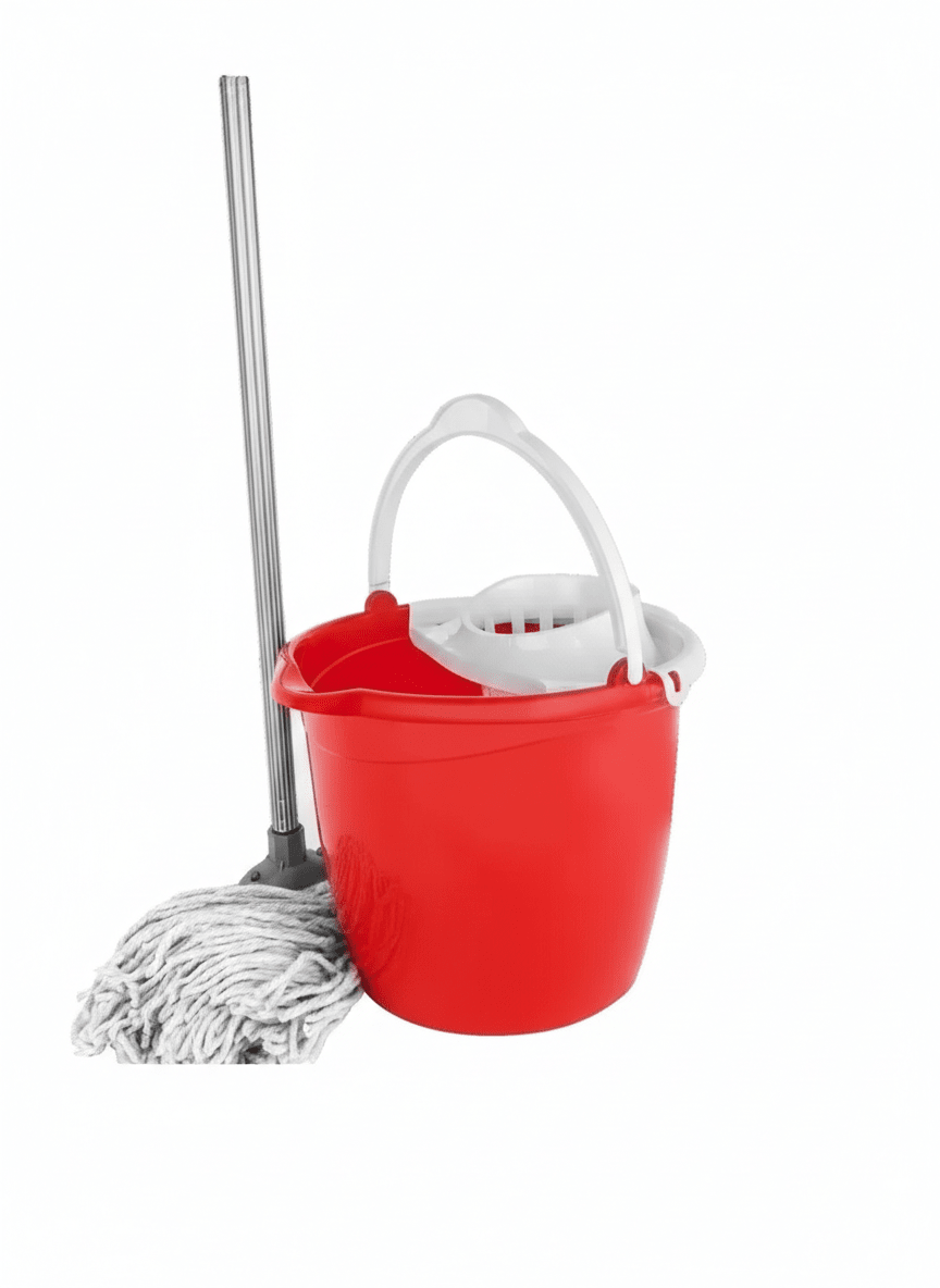 SET REY UTIL 13 Litros Con ESCURRIDOR y Mopa1