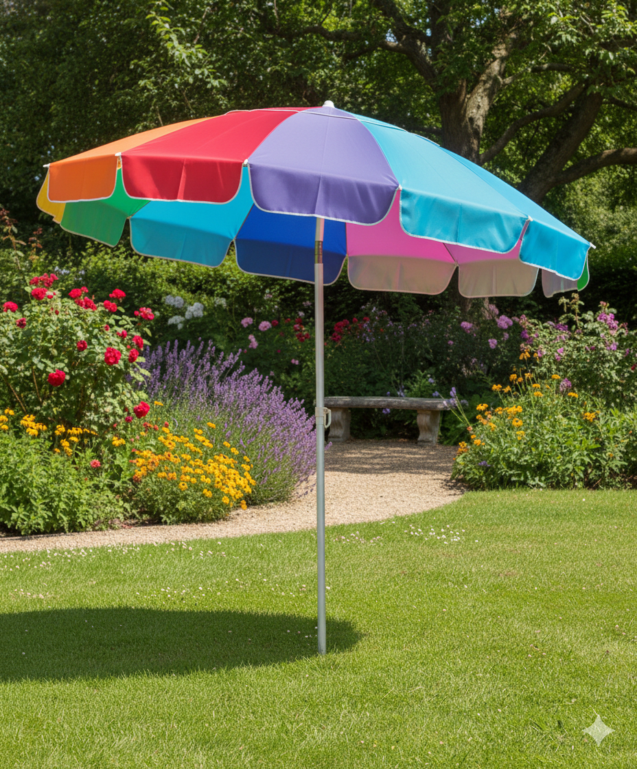 SOMBRILLA LONA 12 PAÑOS (2.20 Metros)2