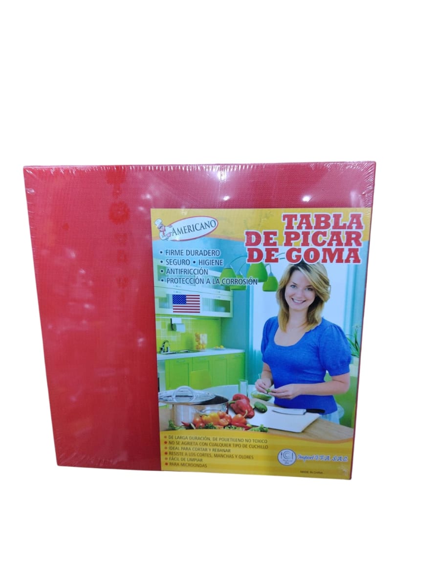 TABLA De PICAR Gruesa Profesional CUADRADA 30x30x4 Cm - TA-GO - AMERICANO3