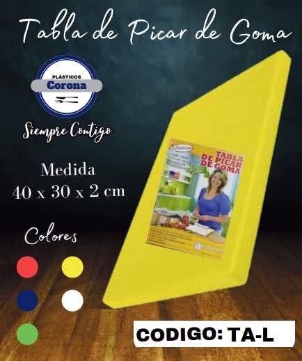 TABLA De PICAR Profesional Gruesa 40x30x2 Cm TA-L - AMERICAN1