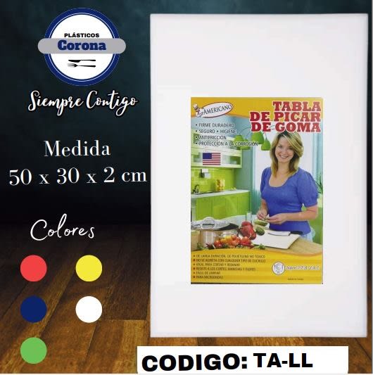 TABLA De PICAR Profesional 50x30x2 Cm TA-LL - AMERICAN1