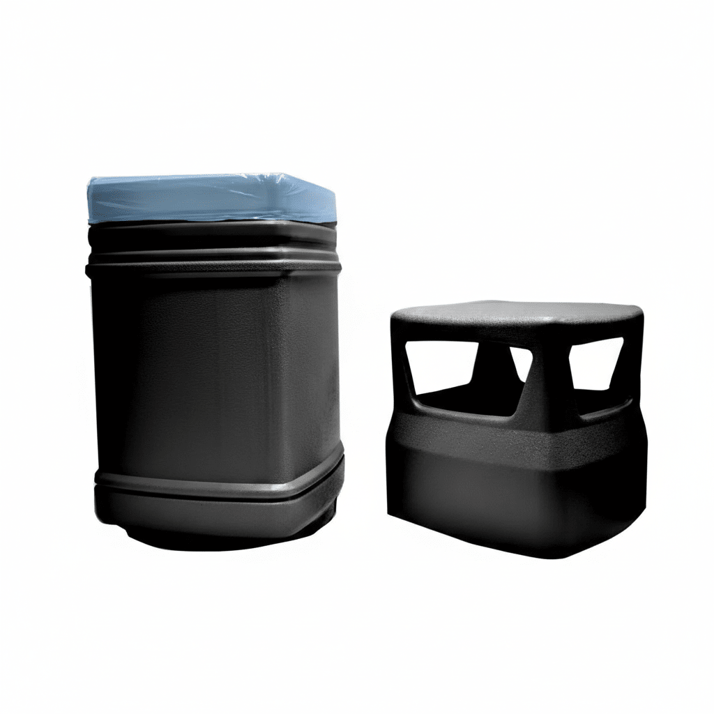 TACHO Plastico CITY 90 lt Cuadrado3