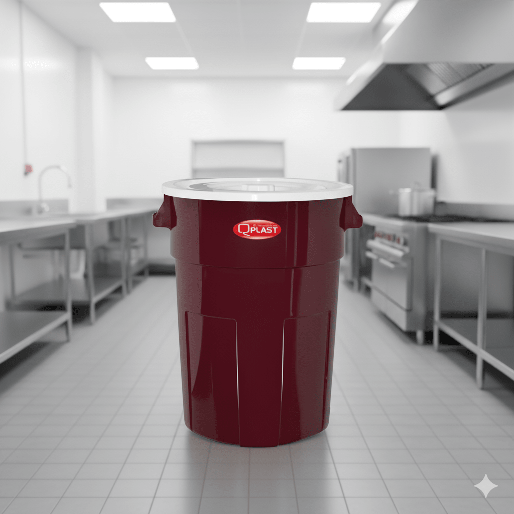 TACHO Plastico PACHACUTEC COLORES Con Tapa - QUPLAST1