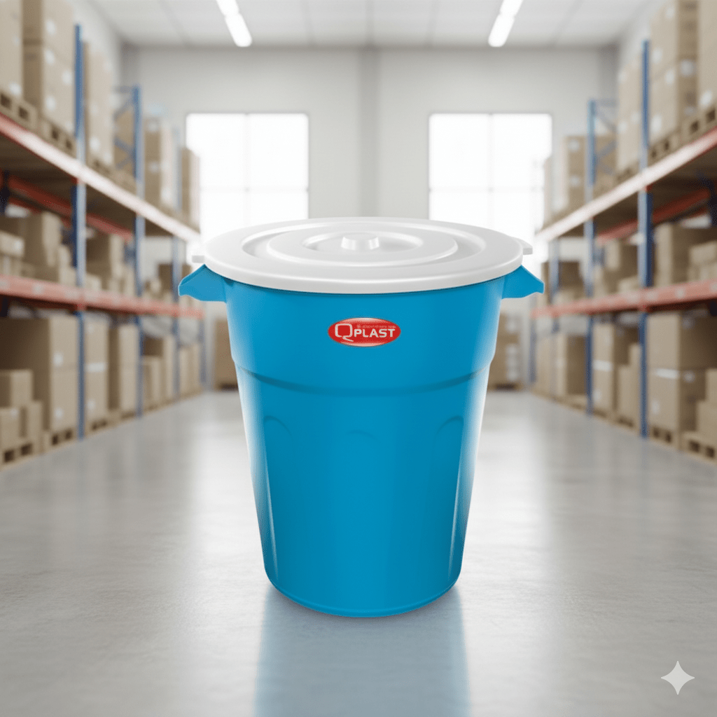 TACHO Plastico Segunda Con Tapa (80 litros) - QPLAST1