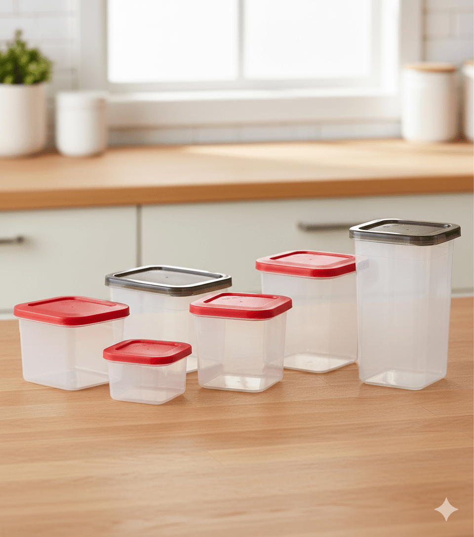 TAPER Plastico CUADRADO Con Tapa - M&R1