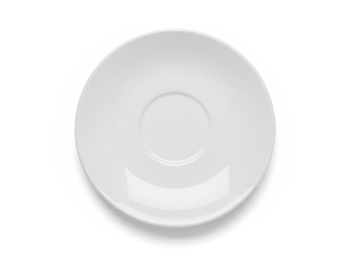 TAZA De Loza JUMBO 348 cc Con PLATO 18.1 cm Actualite BLANCO3