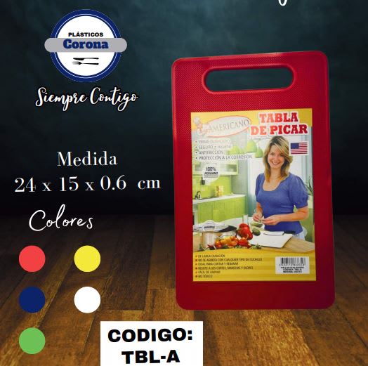 TABLA De PICAR Pequeña 24x15 Cm TBL-A - AMERICANO1