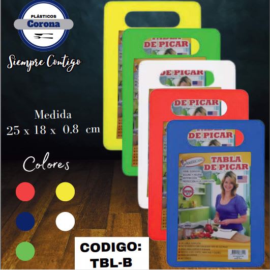 TABLA de PICAR mini 25x18 cm TBL-B - AMERICANO1