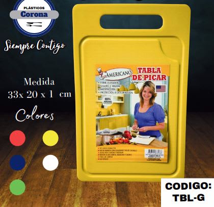 TABLA de PICAR chica GURMET 33x20 cm TBL-G - AMERICANO1