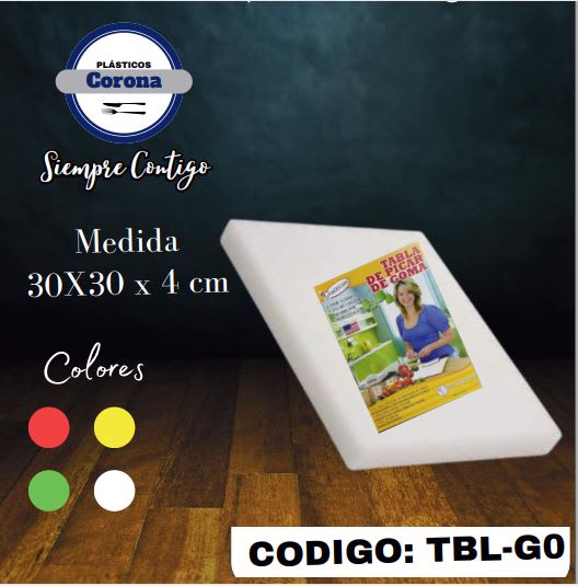 TABLA De PICAR Gruesa Profesional CUADRADA 30x30x4 Cm - TA-GO - AMERICANO1