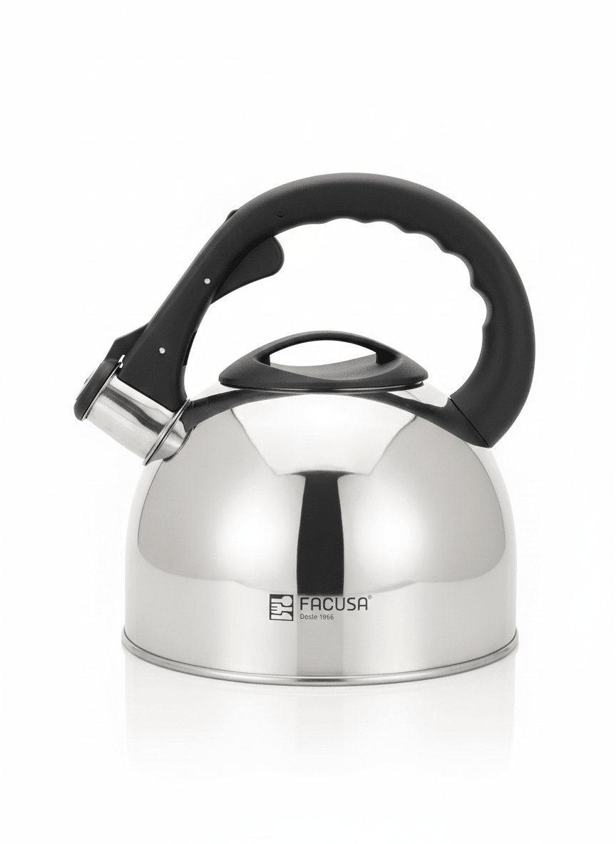 TETERA Acero ELEGANTE Con Silbador de1