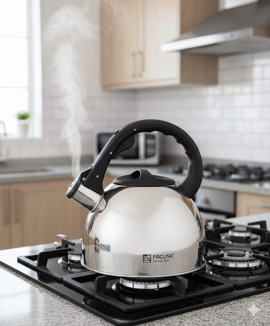 TETERA Acero ELEGANTE Con Silbador2