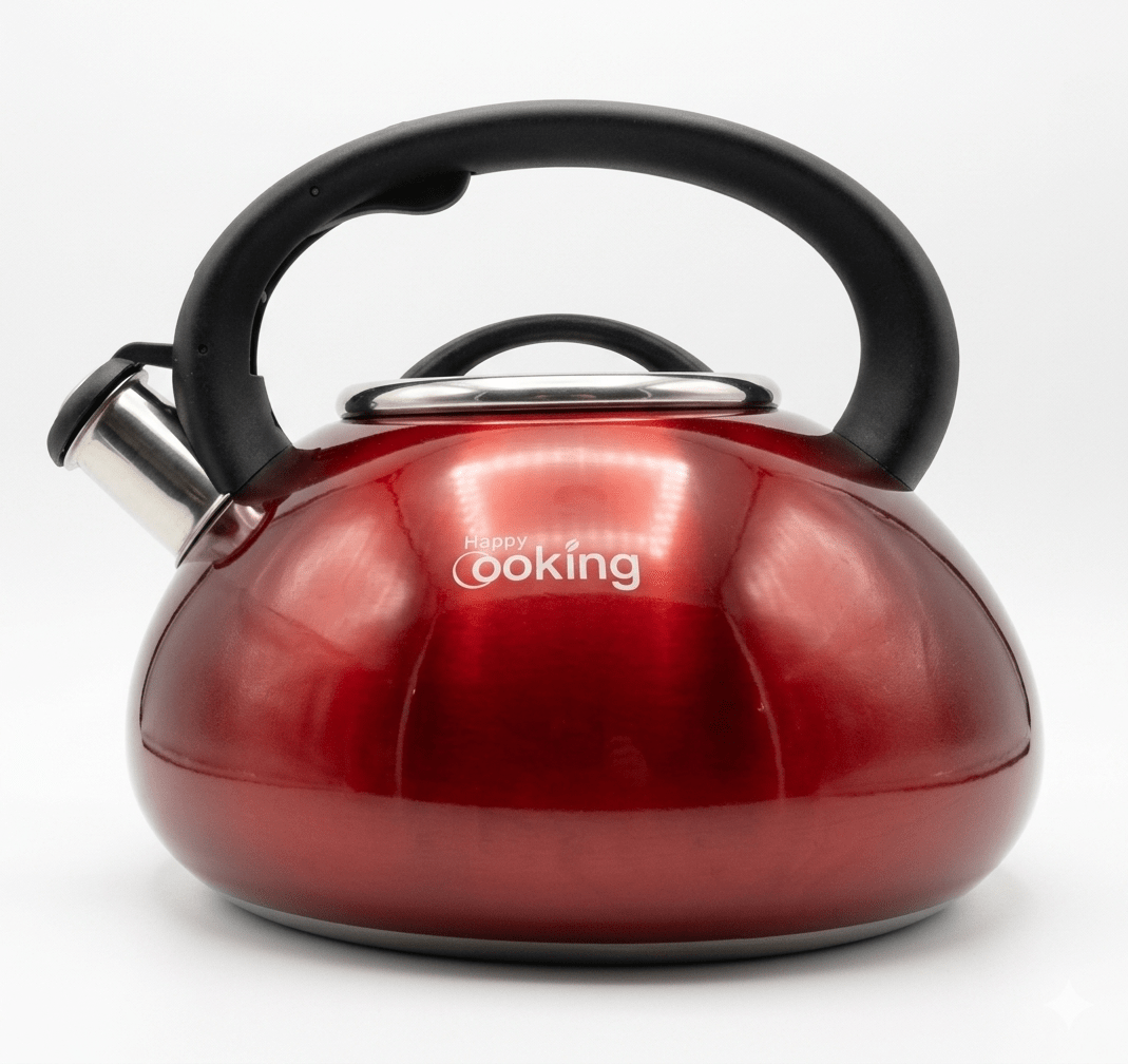 TETERA Acero Inoxidable AURORA 3 lt Color Rojo1