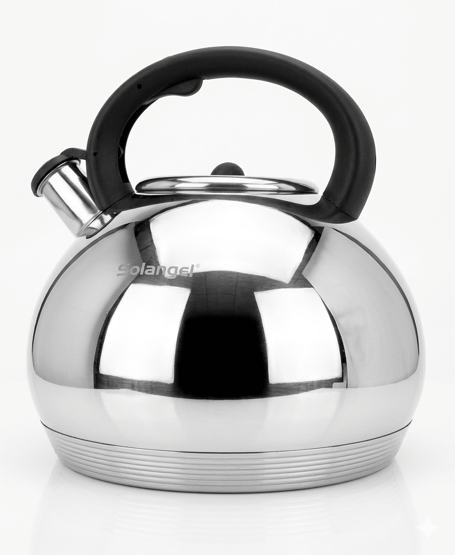 TETERA ACERO INOXIDABLE BOMBE 4.5 Lt. fondo DIFUSOR1