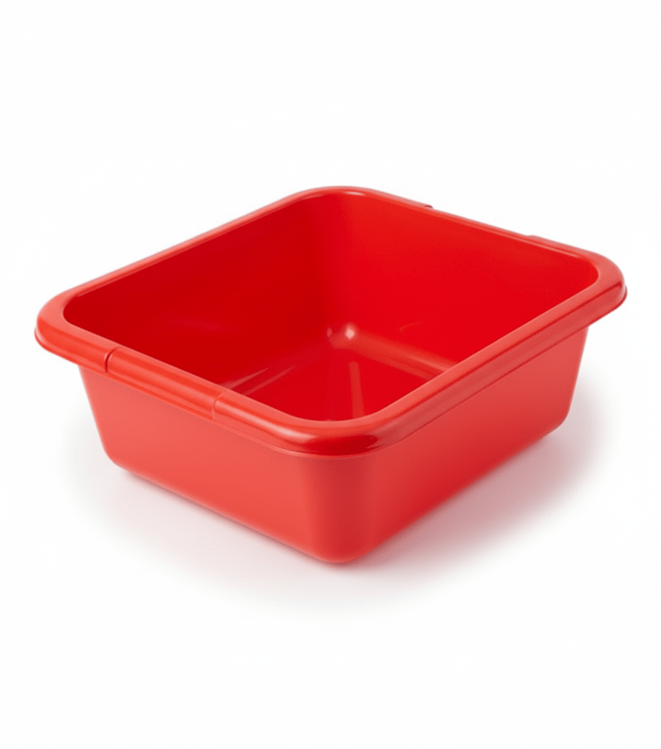 TINA PLASTICA CUADRADA - GENPLAST1