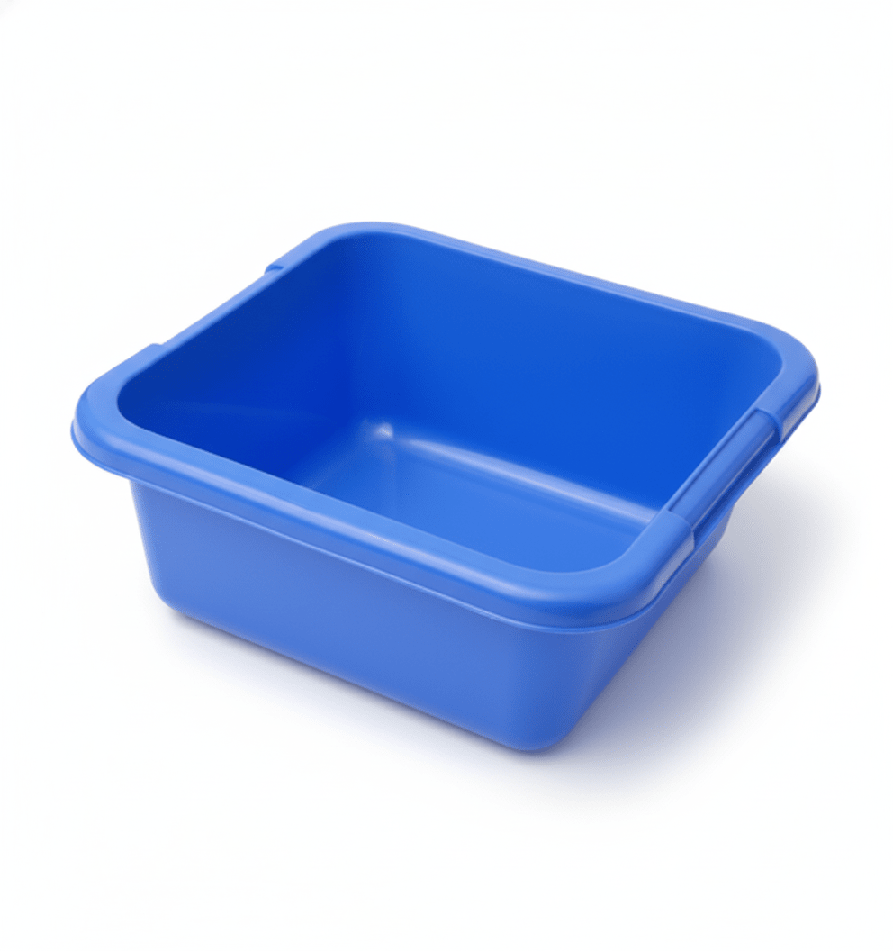 TINA PLASTICA CUADRADA #22 - GENPLAST1