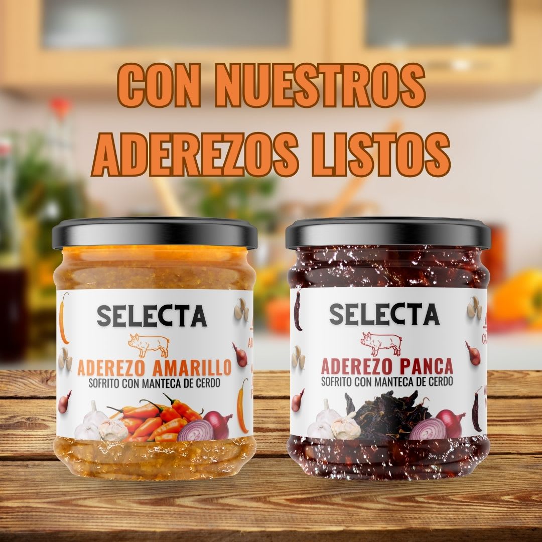Pack de Aderezos Selecta (Amarillo + Panca)4