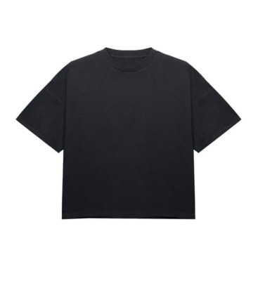 BOXY FIT T-SHIRT BLACK (POLERA NEGRO)1