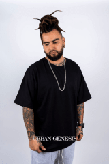 POLERA OVERSIZE NEGRO