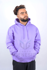 POLERON CANGURO LILA