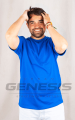 POLERA BÁSICA AZUL REY