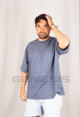POLERA  GRIS ACERO REGULAR FIT
