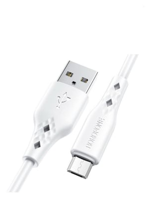 Cable Carga Rapida Micro Usb 1 Metro Borofone BX111 Blanco2