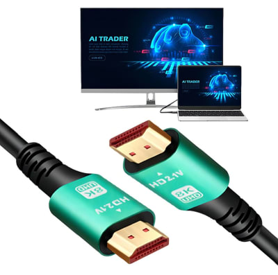 Cable Hdmi 3 metros V2.1 Metalico Premium 8k 4k Alta Velo1