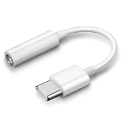 Adaptador De Audio Usb Tipo-c A 3.5mm Conectorjack Audífono