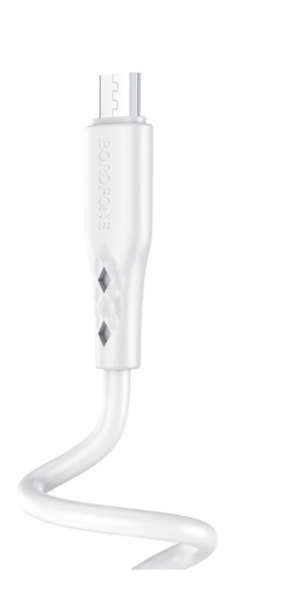 Cable Carga Rapida Micro Usb 1 Metro Borofone BX111 Blanco1