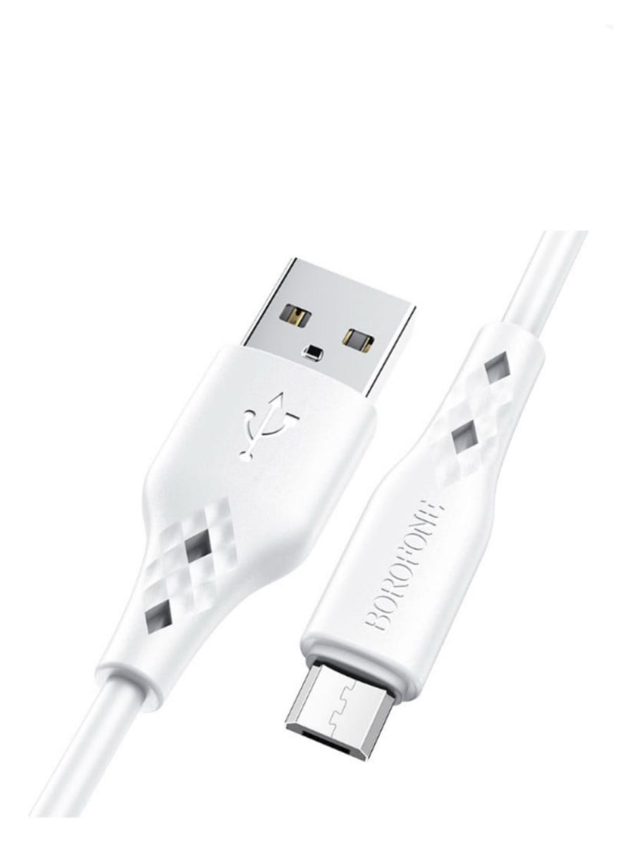 Cable Carga Rapida Micro Usb 1 Metro Borofone BX111 Blanco 1