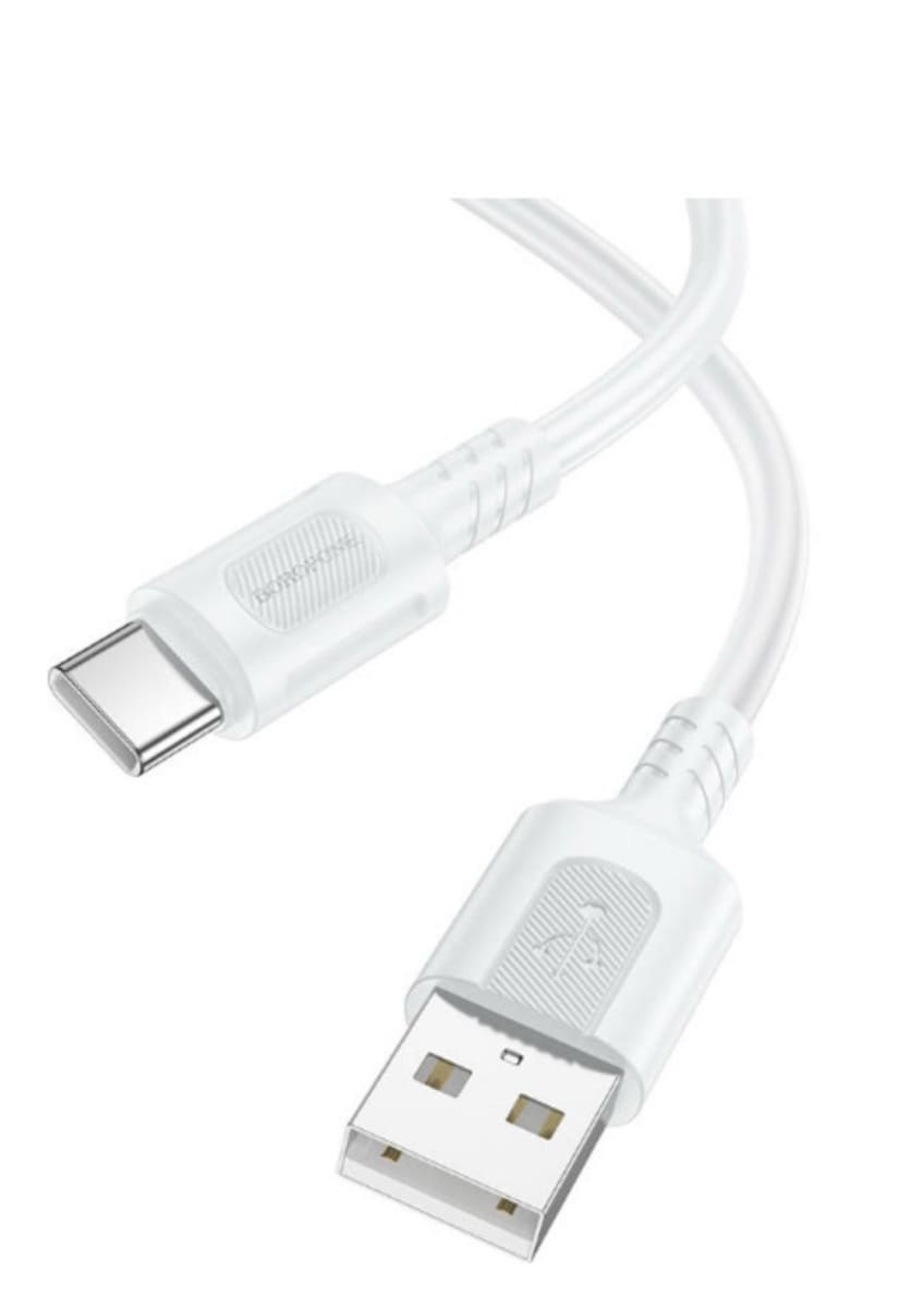 Cable Carga Rapida USB-C 1 Metro Borofone BX111 Blanco 2