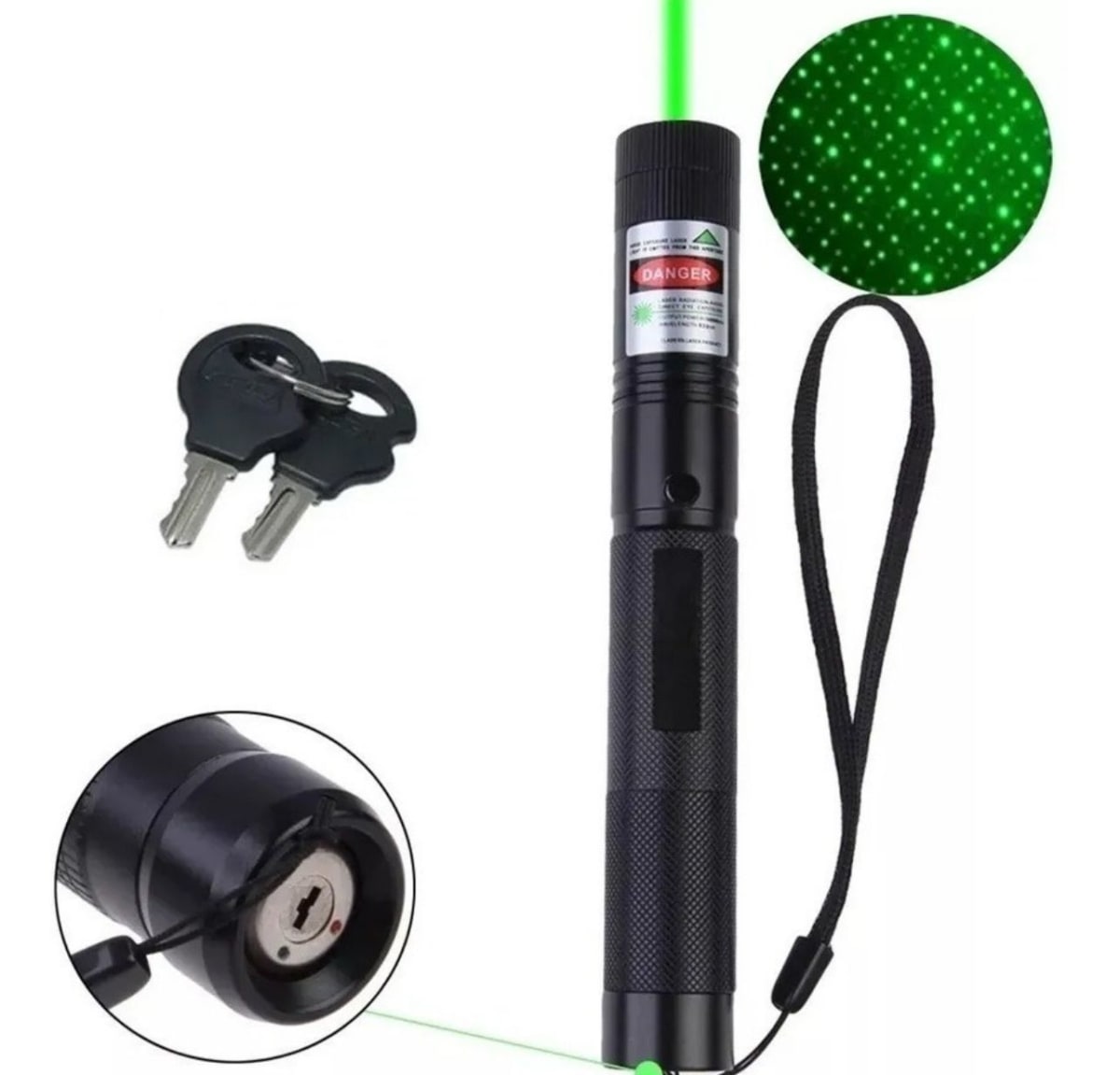 Puntero Laser Potente Dblue Rojo 1000W Recargable 0