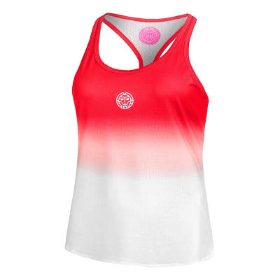 Bividi Crew gradiant tank-red,white1
