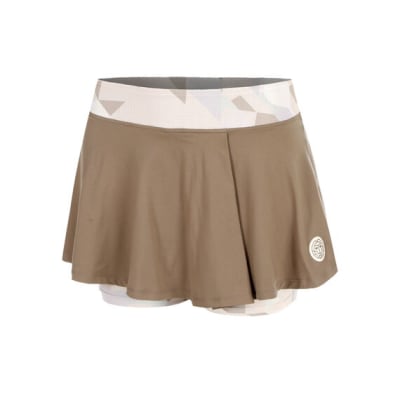 Falda Paris 2025 Printed Wavy - Brown, Beige1