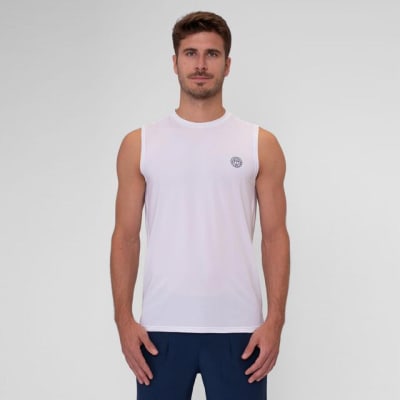 Polo Crew Tank - White1