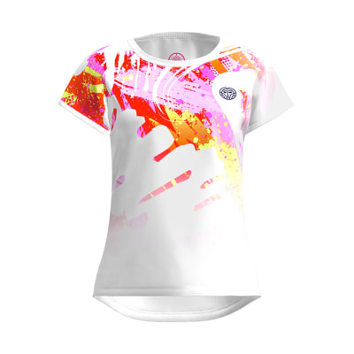 Polo Wild Arts Capsleeve- white,pink1