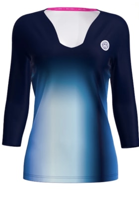 Polo Spectrum V-Neck Longsleeve-Dark blue1